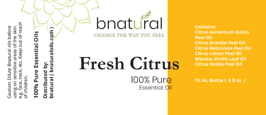 refresh citrus essential oil blend