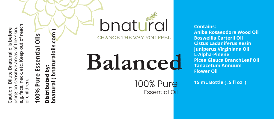 balanced essential oil blend