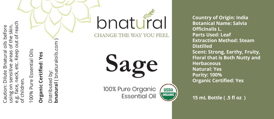 Sage Organic Essential Oil